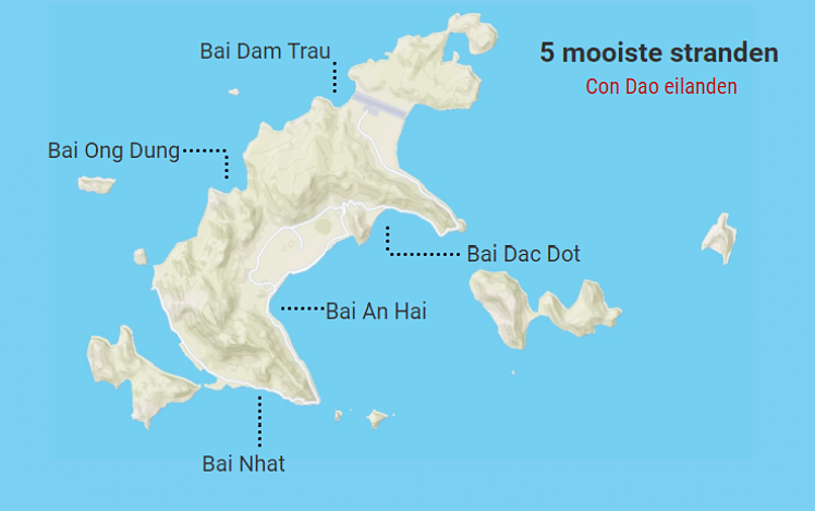 De beste stranden op de Con Dao eilanden