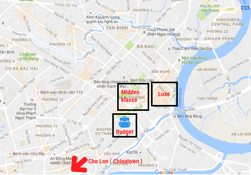 De beste wijken om een hotel te boeken in Ho Chi Minh Stad