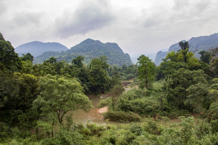 landschap Phong Nha National Park landschap Phong Nha National Park