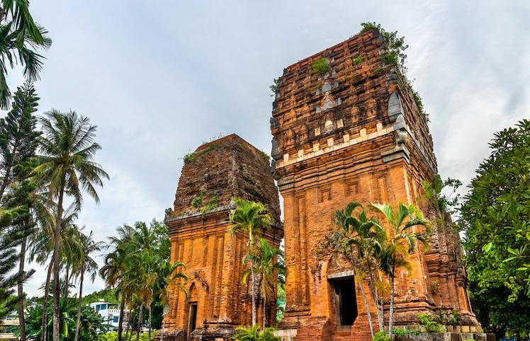De Thap Doi Cham Torens van Quy Nhon.
