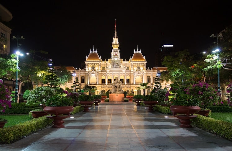 Ho Chi Minh Stad in Zuid Vietnam