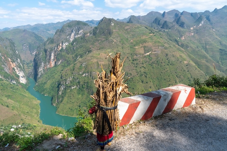 Uitzicht vanaf de Ma Pi Leng Pass