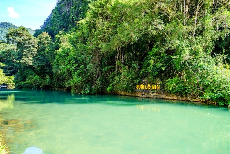 Pac Bo famous historical vestige where president Ho Chi Minh was living and working to lead the Vietnam’s revolution.