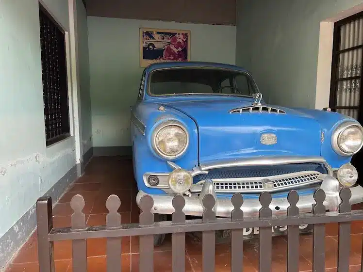 De auto van monnik Thich Quang Duc. 