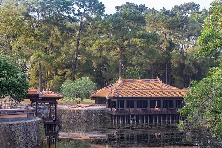 De tombe van keizer Tu Duc. 